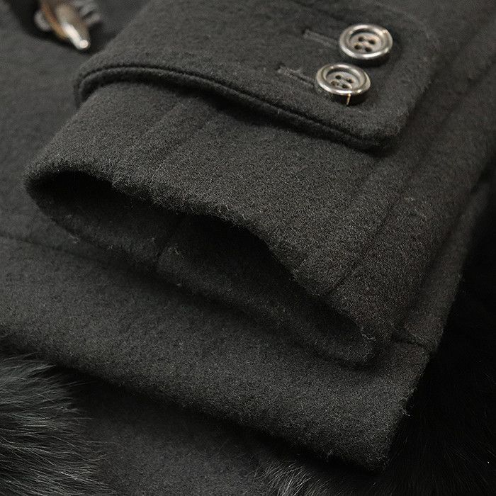 Other Other Diagram GRACE CONTINENTAL Fox Fur Wool 2way Coat Others Outerwear 35401120-0 DUTY FREE for USA Size ONE SIZE - 5 Thumbnail