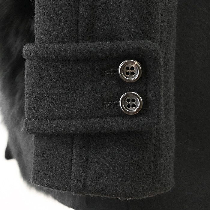 Other Other Diagram GRACE CONTINENTAL Fox Fur Wool 2way Coat Others Outerwear 35401120-0 DUTY FREE for USA Size ONE SIZE - 12 Thumbnail