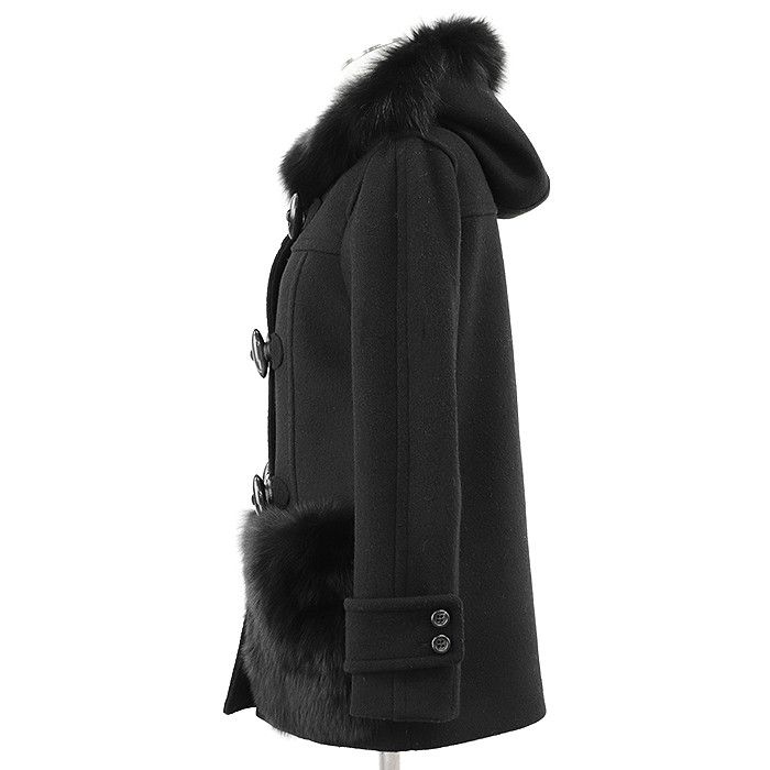 Other Other Diagram GRACE CONTINENTAL Fox Fur Wool 2way Coat Others Outerwear 35401120-0 DUTY FREE for USA Size ONE SIZE - 8 Thumbnail