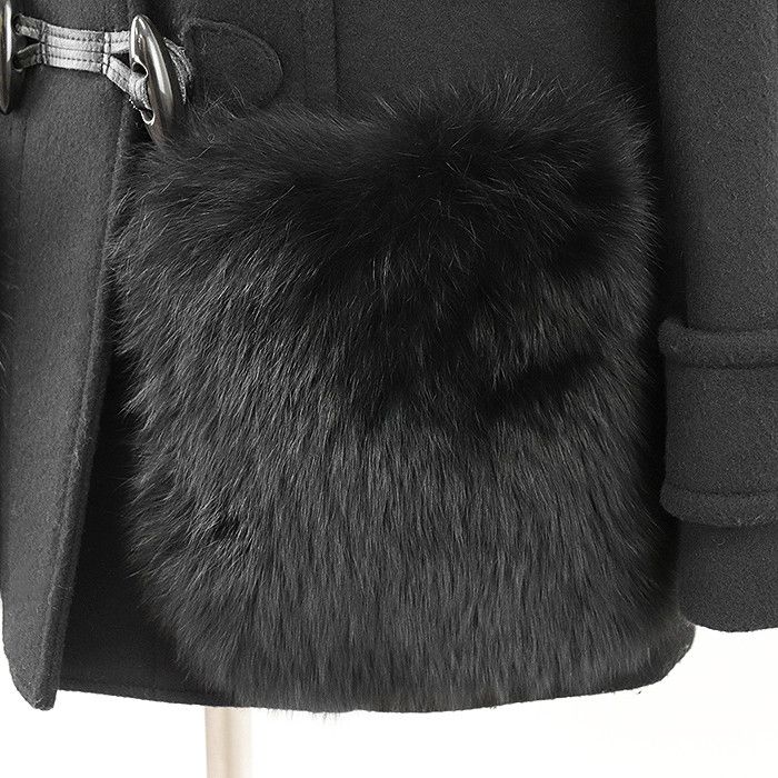 Other Other Diagram GRACE CONTINENTAL Fox Fur Wool 2way Coat Others Outerwear 35401120-0 DUTY FREE for USA Size ONE SIZE - 4 Thumbnail