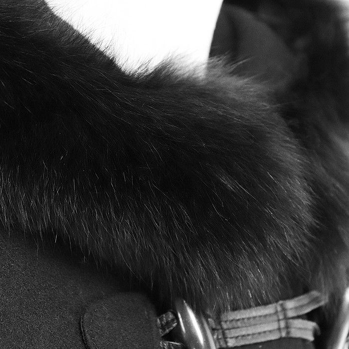 Other Other Diagram GRACE CONTINENTAL Fox Fur Wool 2way Coat Others Outerwear 35401120-0 DUTY FREE for USA Size ONE SIZE - 11 Thumbnail
