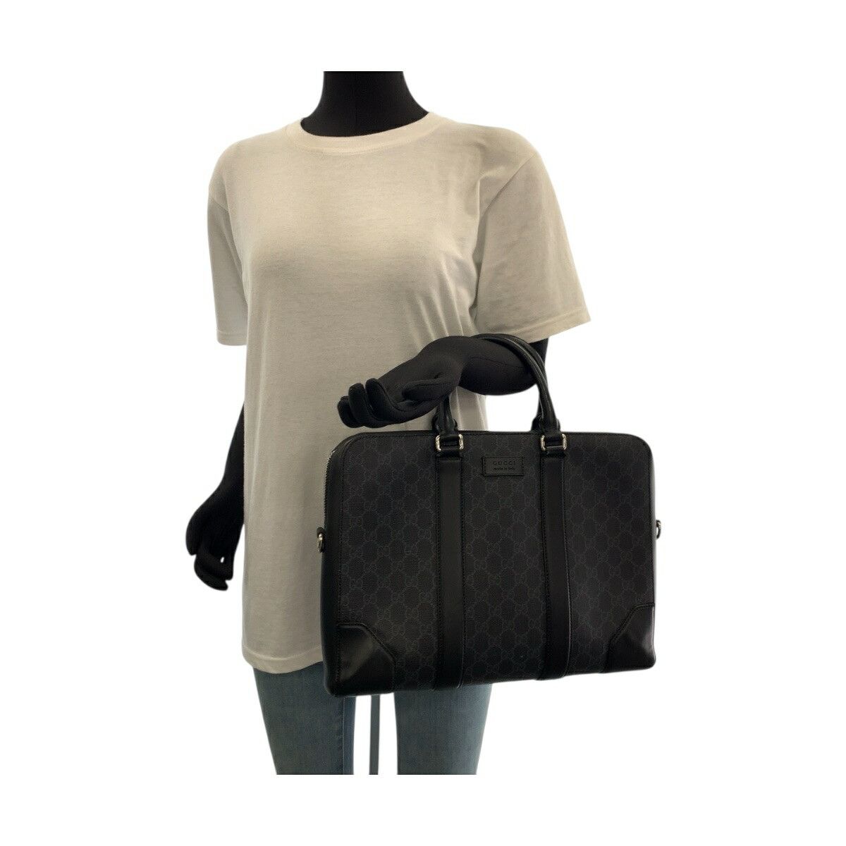 Gucci Gucci Gucci GG Supreme Canvas Business Bag Canvas Business Bag 474135 DUTY FREE for USA Size ONE SIZE - 7 Thumbnail