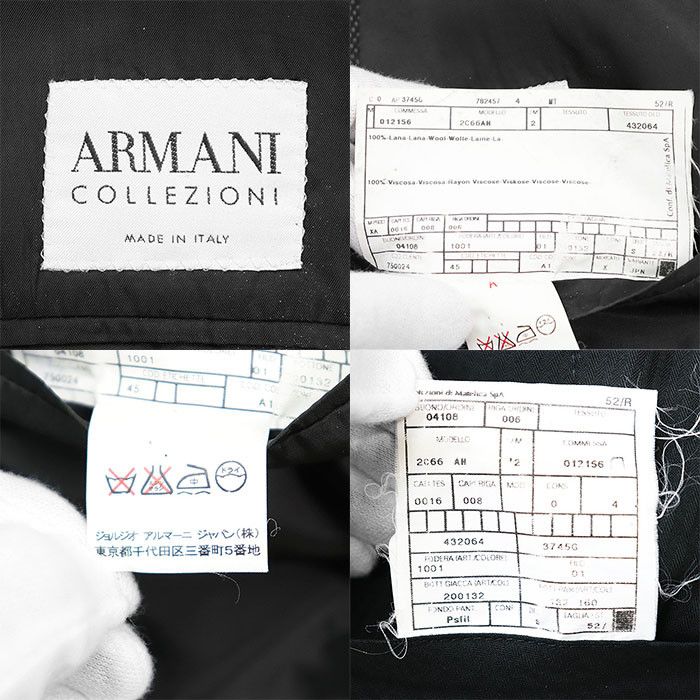 Armani Armani Armani Collezioni Wool Suit Set Leather Suits DUTY FREE for USA Size ONE SIZE - 10 Thumbnail