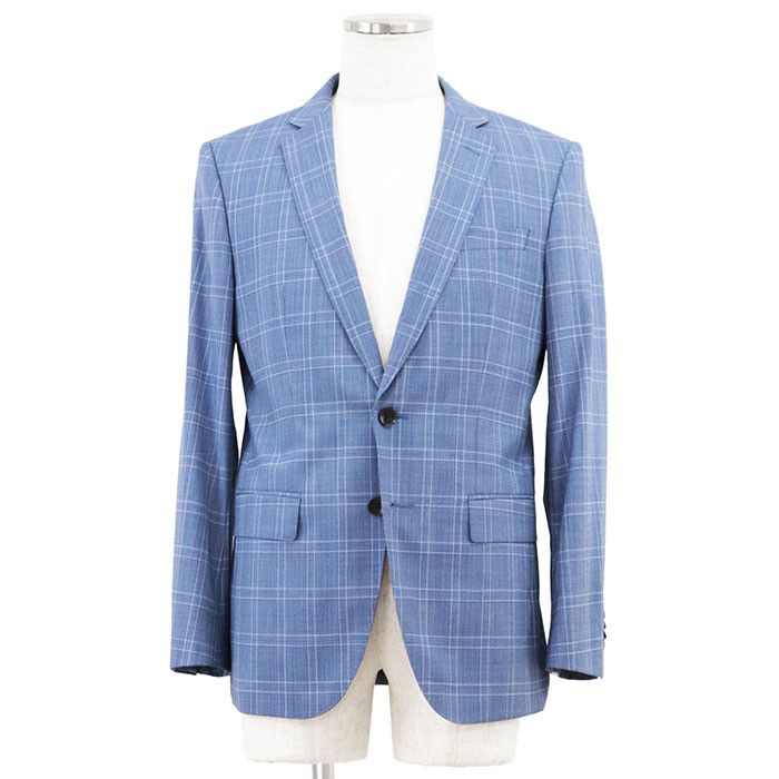 Other Other Hugo Boss CARLO BARBERA Super130s Wool Suit Set Leather Suits DUTY FREE for USA Size ONE SIZE - 2 Thumbnail