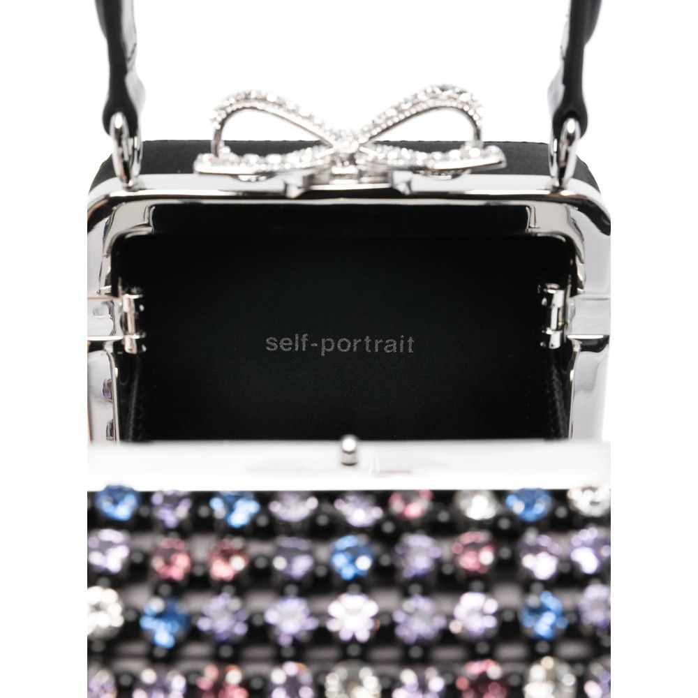 Self-Portrait Self-portrait BLACK Tote Bags Size ONE SIZE - 4 Thumbnail