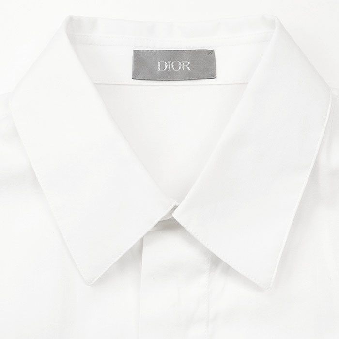 Dior Dior Dior Embroidery Cotton Shirt Cotton Dress Shirt DUTY FREE for USA Size ONE SIZE - 9 Thumbnail
