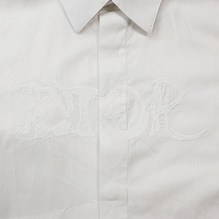 Dior Dior Dior Embroidery Cotton Shirt Cotton Dress Shirt DUTY FREE for USA Size ONE SIZE - 2 Thumbnail