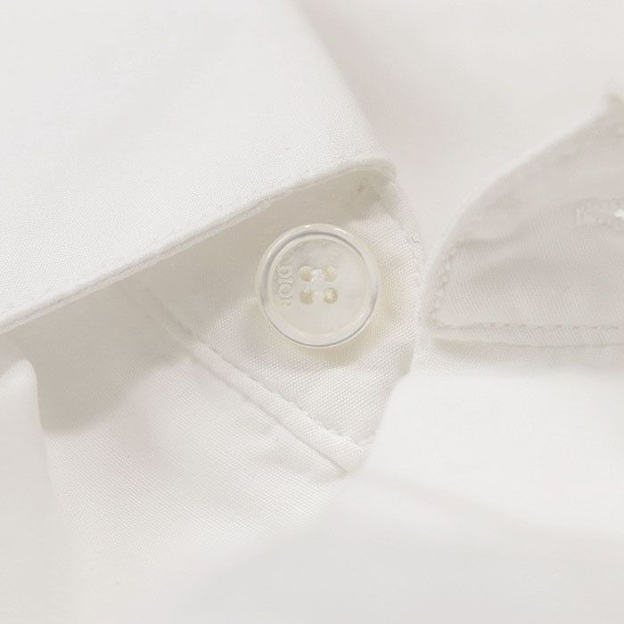 Dior Dior Dior Embroidery Cotton Shirt Cotton Dress Shirt DUTY FREE for USA Size ONE SIZE - 12 Thumbnail