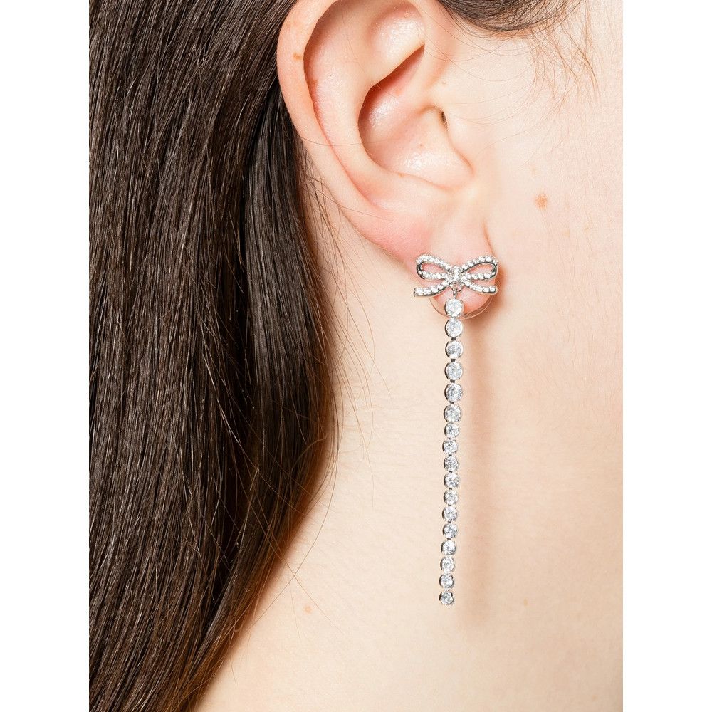 Self-Portrait Self-portrait SILVER Earrings Size ONE SIZE - 2 Thumbnail