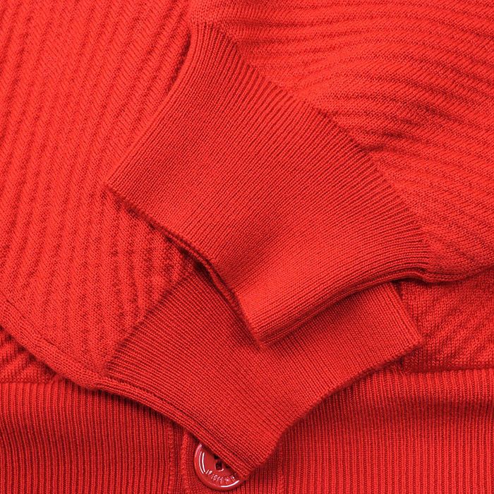 Louis Vuitton Louis Vuitton Louis Vuitton LV Logo Embossed Wool Cardigan Cotton Tops DUTY FREE for USA Size ONE SIZE - 7 Thumbnail