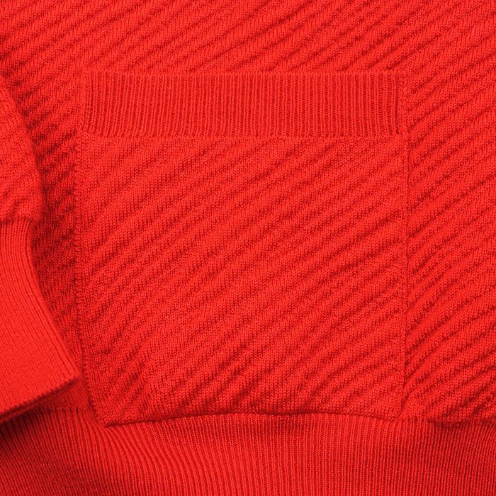 Louis Vuitton Louis Vuitton Louis Vuitton LV Logo Embossed Wool Cardigan Cotton Tops DUTY FREE for USA Size ONE SIZE - 4 Thumbnail