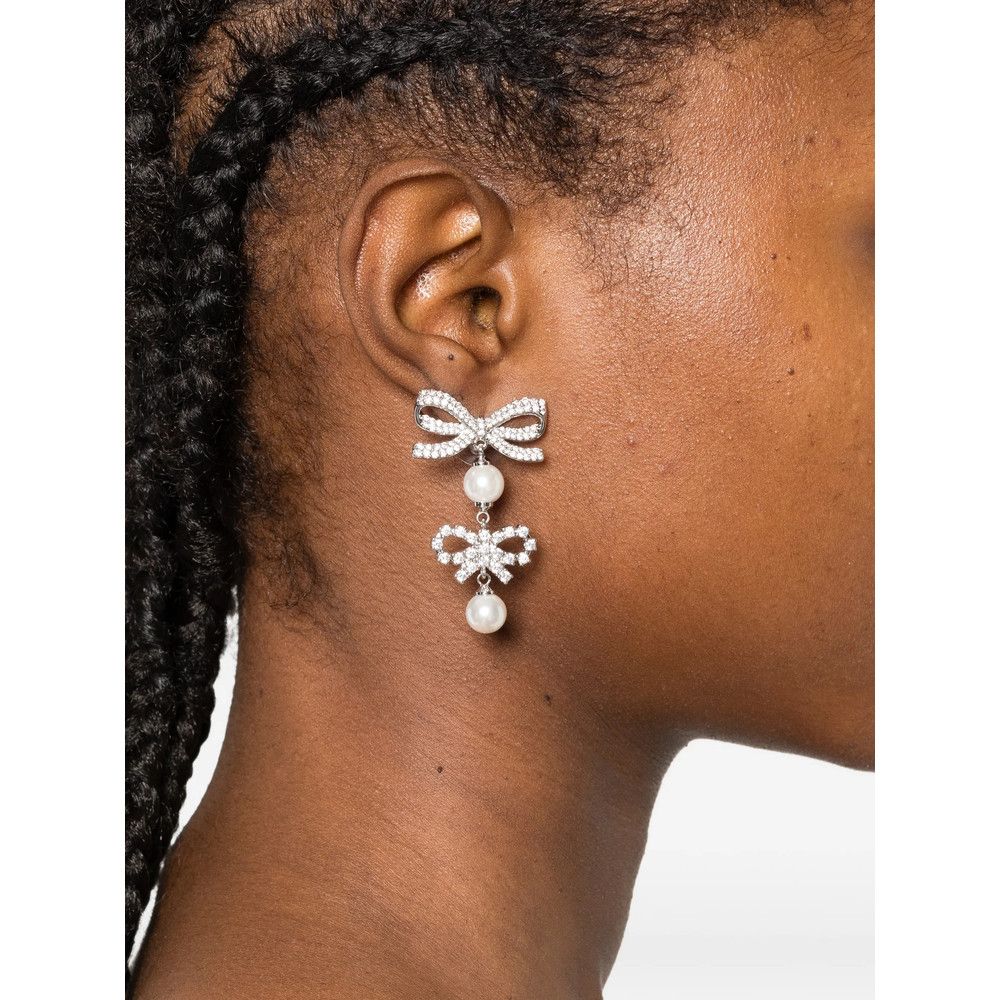 Self-Portrait Self-portrait SILVER Earrings Size ONE SIZE - 2 Thumbnail