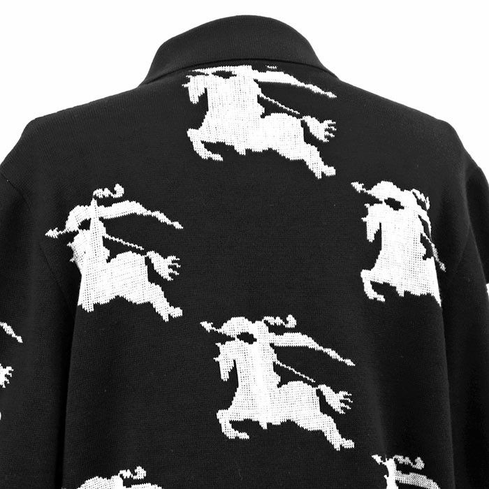Burberry Burberry Burberry London Equestrian Knight Design Cotton Silk Knit Polo Shirt Cotton Tops DUTY FREE for USA Size ONE SIZE - 7 Thumbnail
