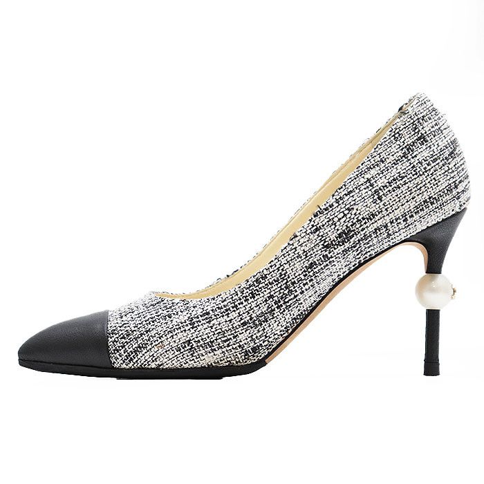 Chanel Chanel Chanel G31983 Tweed Pumps Cotton Shoes G31983 DUTY FREE for USA Size ONE SIZE - 3 Thumbnail