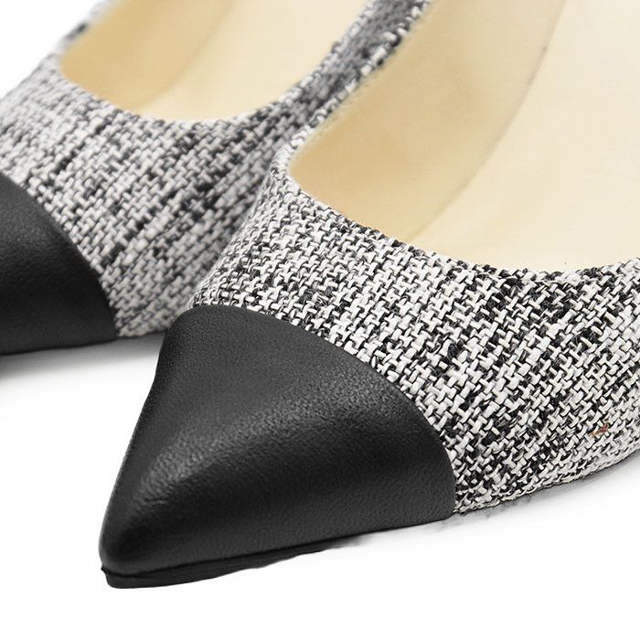 Chanel Chanel Chanel G31983 Tweed Pumps Cotton Shoes G31983 DUTY FREE for USA Size ONE SIZE - 2 Thumbnail