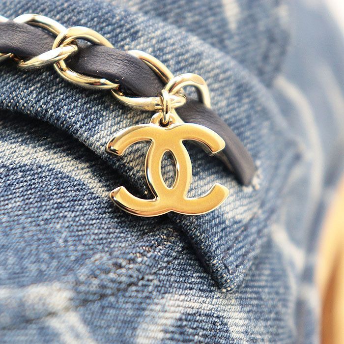 Chanel Chanel Chanel 23B G45142 Denim Loafer Denim Shoes G45142 DUTY FREE for USA Size ONE SIZE - 3 Thumbnail
