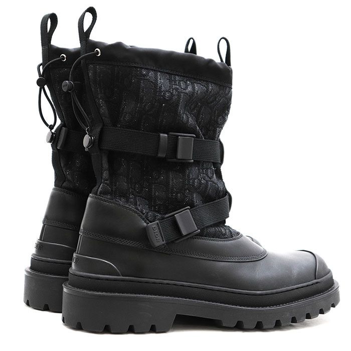 Dior Dior Dior Oblique Leather Jacquard Boots Leather Shoes DUTY FREE for USA Size ONE SIZE - 15 Thumbnail