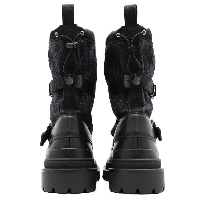 Dior Dior Dior Oblique Leather Jacquard Boots Leather Shoes DUTY FREE for USA Size ONE SIZE - 5 Thumbnail