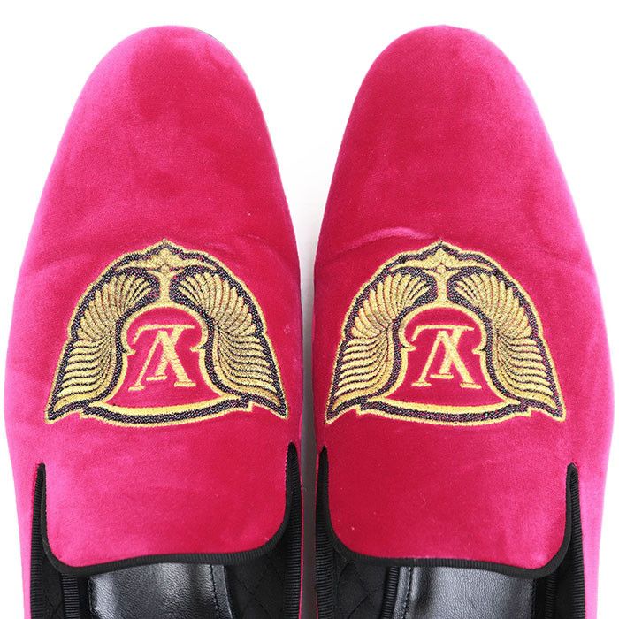 Louis Vuitton Louis Vuitton Louis Vuitton Opera Pumps Velour Loafers Leather Shoes DUTY FREE for USA Size ONE SIZE - 14 Thumbnail