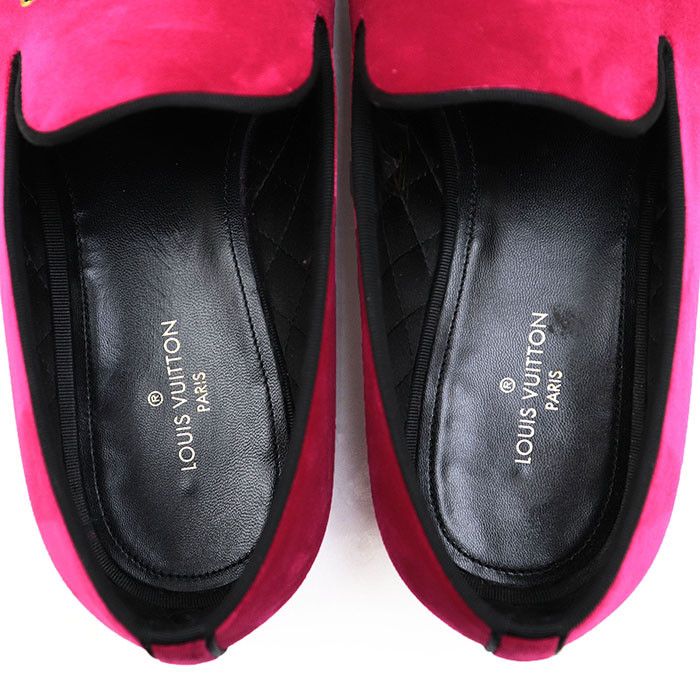 Louis Vuitton Louis Vuitton Louis Vuitton Opera Pumps Velour Loafers Leather Shoes DUTY FREE for USA Size ONE SIZE - 15 Thumbnail