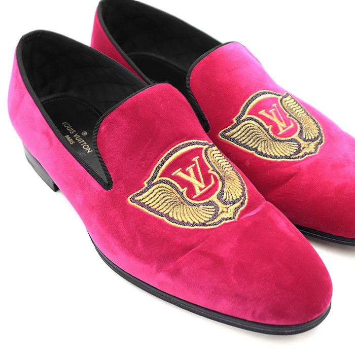 Louis Vuitton Louis Vuitton Louis Vuitton Opera Pumps Velour Loafers Leather Shoes DUTY FREE for USA Size ONE SIZE - 11 Thumbnail