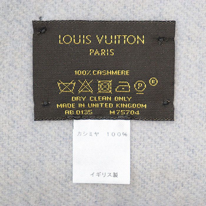 Louis Vuitton Louis Vuitton Louis Vuitton Echarpe Reykjavik Cashmere Scarf Natural Material Scarf M75704 DUTY FREE for USA Size ONE SIZE - 9 Thumbnail