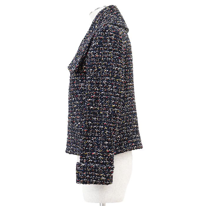Chanel Chanel Chanel P52665 Fantasy Tweed Jacket Cotton Outerwear P52665 DUTY FREE for USA Size ONE SIZE - 17 Thumbnail