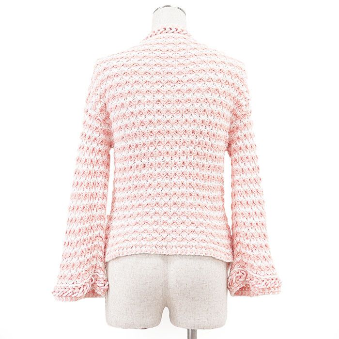 Chanel Chanel Chanel P58578 Tweed Cotton Blend Cardigan Cotton Tops P58578 DUTY FREE for USA Size ONE SIZE - 5 Thumbnail