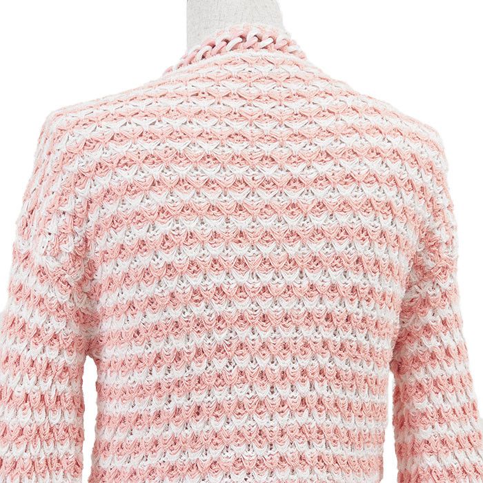 Chanel Chanel Chanel P58578 Tweed Cotton Blend Cardigan Cotton Tops P58578 DUTY FREE for USA Size ONE SIZE - 15 Thumbnail