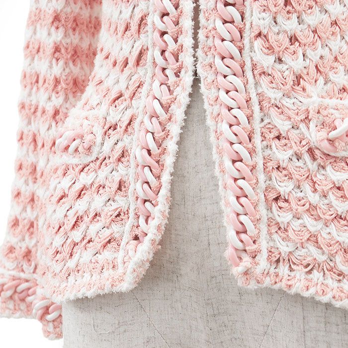 Chanel Chanel Chanel P58578 Tweed Cotton Blend Cardigan Cotton Tops P58578 DUTY FREE for USA Size ONE SIZE - 13 Thumbnail