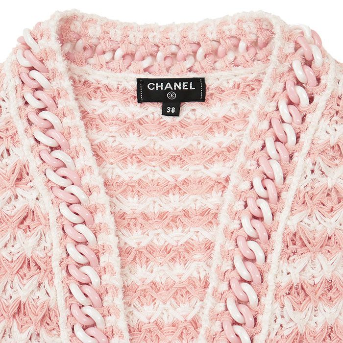 Chanel Chanel Chanel P58578 Tweed Cotton Blend Cardigan Cotton Tops P58578 DUTY FREE for USA Size ONE SIZE - 8 Thumbnail