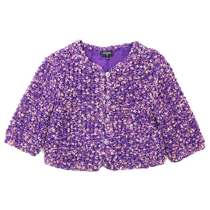Chanel Chanel Chanel Tweed Jacket Cotton Outerwear P72469 DUTY FREE for USA Size ONE SIZE - 11 Thumbnail