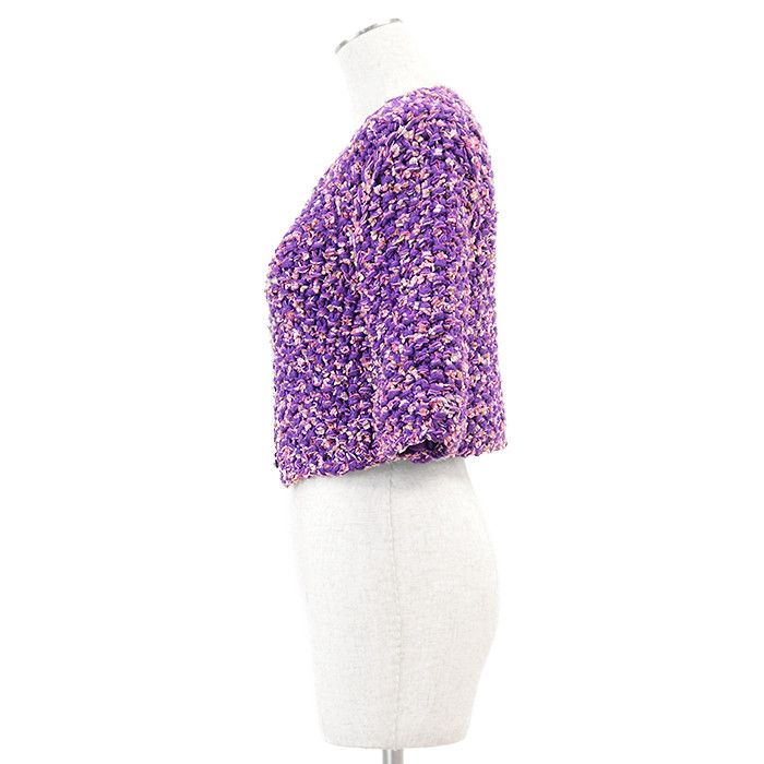 Chanel Chanel Chanel Tweed Jacket Cotton Outerwear P72469 DUTY FREE for USA Size ONE SIZE - 5 Thumbnail