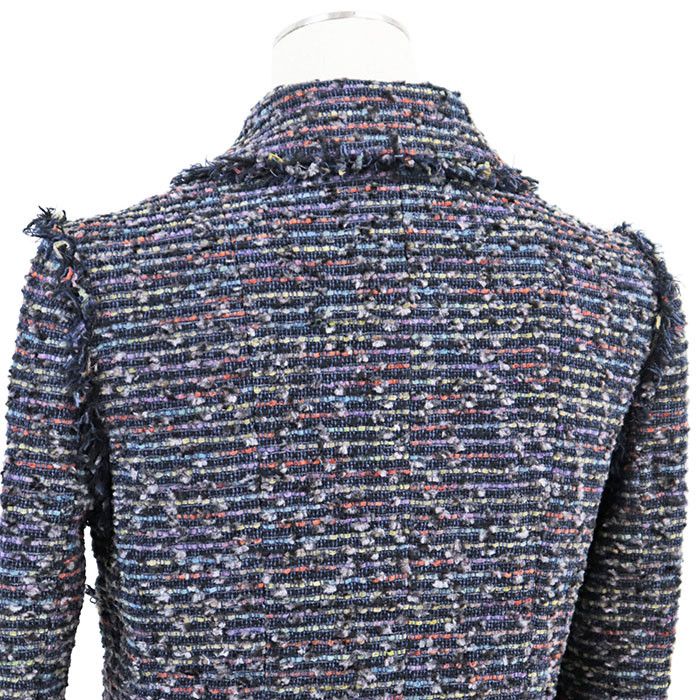Chanel Chanel Chanel Tweed Jacket Cotton Outerwear 05A P26321 DUTY FREE for USA Size ONE SIZE - 7 Thumbnail