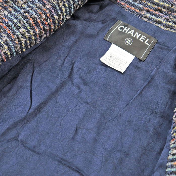 Chanel Chanel Chanel Tweed Jacket Cotton Outerwear 05A P26321 DUTY FREE for USA Size ONE SIZE - 17 Thumbnail