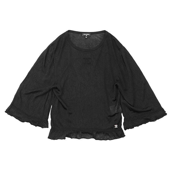 Chanel Chanel Chanel P74998 100% Silk Knit Top Others Tops P74998 DUTY FREE for USA Size ONE SIZE - 11 Thumbnail