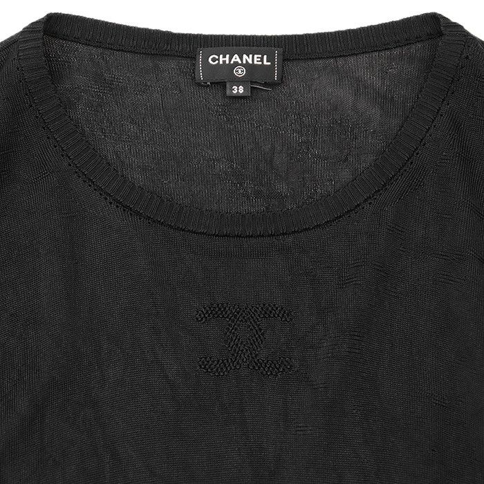 Chanel Chanel Chanel P74998 100% Silk Knit Top Others Tops P74998 DUTY FREE for USA Size ONE SIZE - 12 Thumbnail
