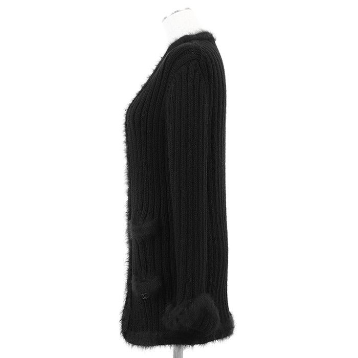Chanel Chanel Chanel 02A P19710 Angora Blend Knit Cardigan Others Tops 02A P19710 DUTY FREE for USA Size ONE SIZE - 13 Thumbnail
