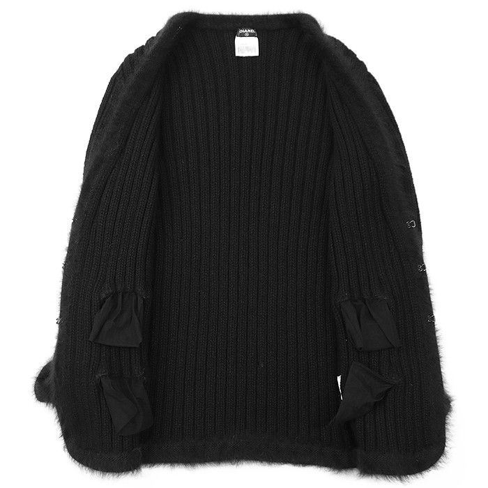 Chanel Chanel Chanel 02A P19710 Angora Blend Knit Cardigan Others Tops 02A P19710 DUTY FREE for USA Size ONE SIZE - 9 Thumbnail