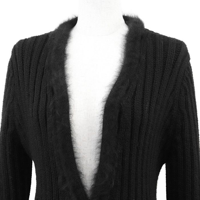 Chanel Chanel Chanel 02A P19710 Angora Blend Knit Cardigan Others Tops 02A P19710 DUTY FREE for USA Size ONE SIZE - 2 Thumbnail