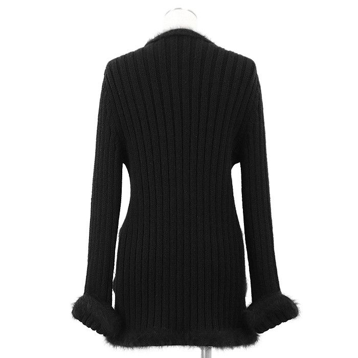 Chanel Chanel Chanel 02A P19710 Angora Blend Knit Cardigan Others Tops 02A P19710 DUTY FREE for USA Size ONE SIZE - 7 Thumbnail