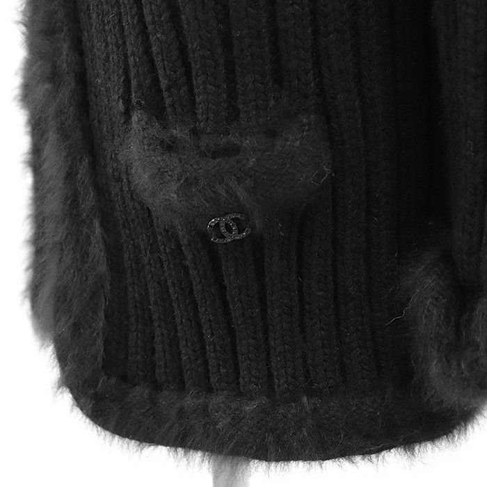 Chanel Chanel Chanel 02A P19710 Angora Blend Knit Cardigan Others Tops 02A P19710 DUTY FREE for USA Size ONE SIZE - 4 Thumbnail