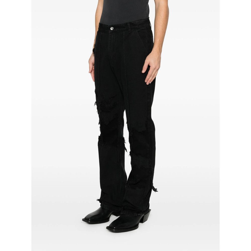 Who Decides War Who Decides War BLACK Denim - Bootcut Jeans Size US 30 / EU 46 - 2 Thumbnail