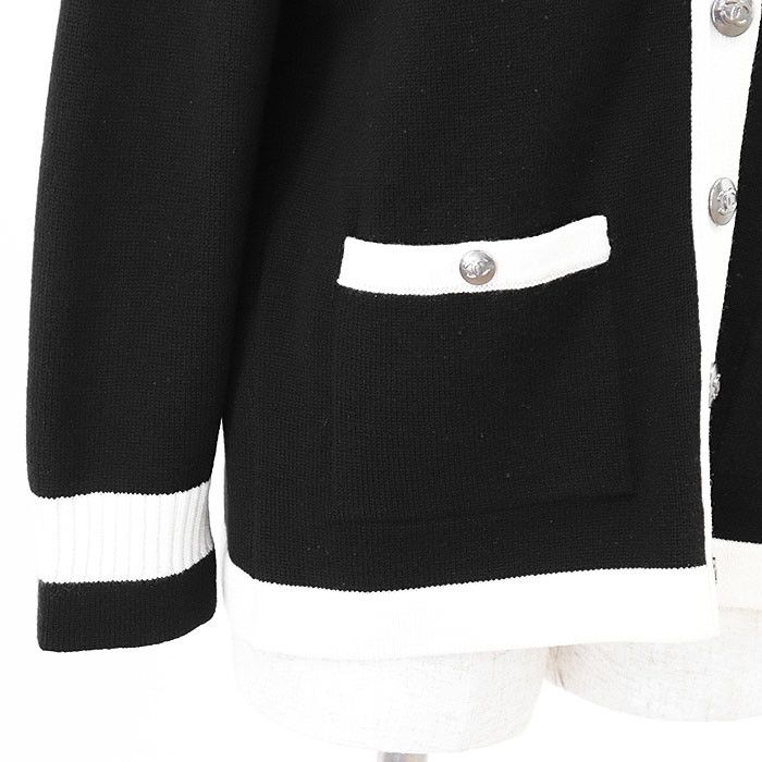 Chanel Chanel Chanel 08A P34305 Cashmere Cardigan Leather Outerwear 08A P34305 DUTY FREE for USA Size ONE SIZE - 11 Thumbnail