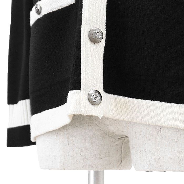 Chanel Chanel Chanel 08A P34305 Cashmere Cardigan Leather Outerwear 08A P34305 DUTY FREE for USA Size ONE SIZE - 12 Thumbnail