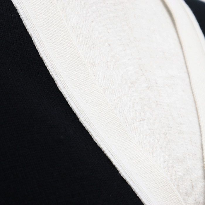 Chanel Chanel Chanel 08A P34305 Cashmere Cardigan Leather Outerwear 08A P34305 DUTY FREE for USA Size ONE SIZE - 4 Thumbnail