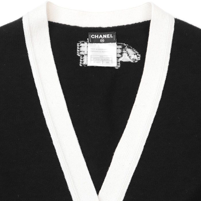 Chanel Chanel Chanel 08A P34305 Cashmere Cardigan Leather Outerwear 08A P34305 DUTY FREE for USA Size ONE SIZE - 9 Thumbnail