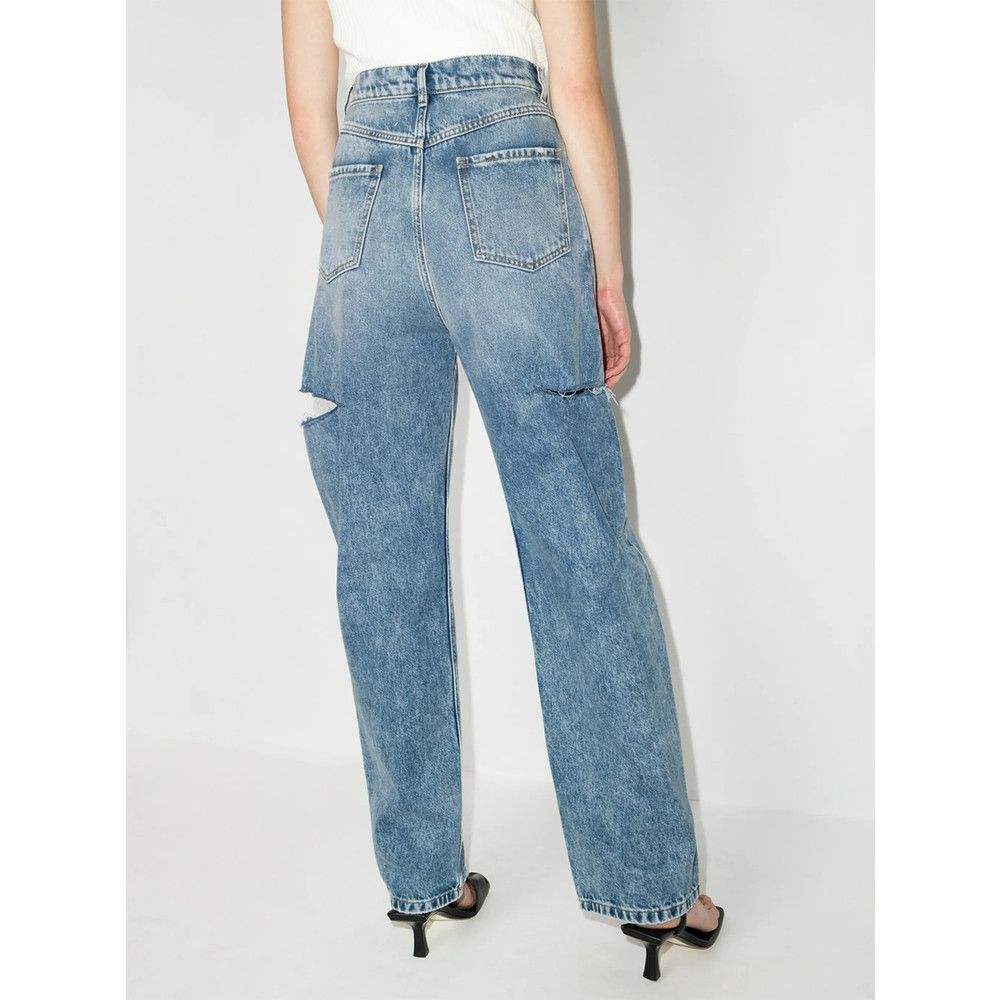 Maison Margiela Maison Margiela BLUE Denim - Straight-Leg Jeans Size 27" / US 4 / IT 40 - 3 Thumbnail