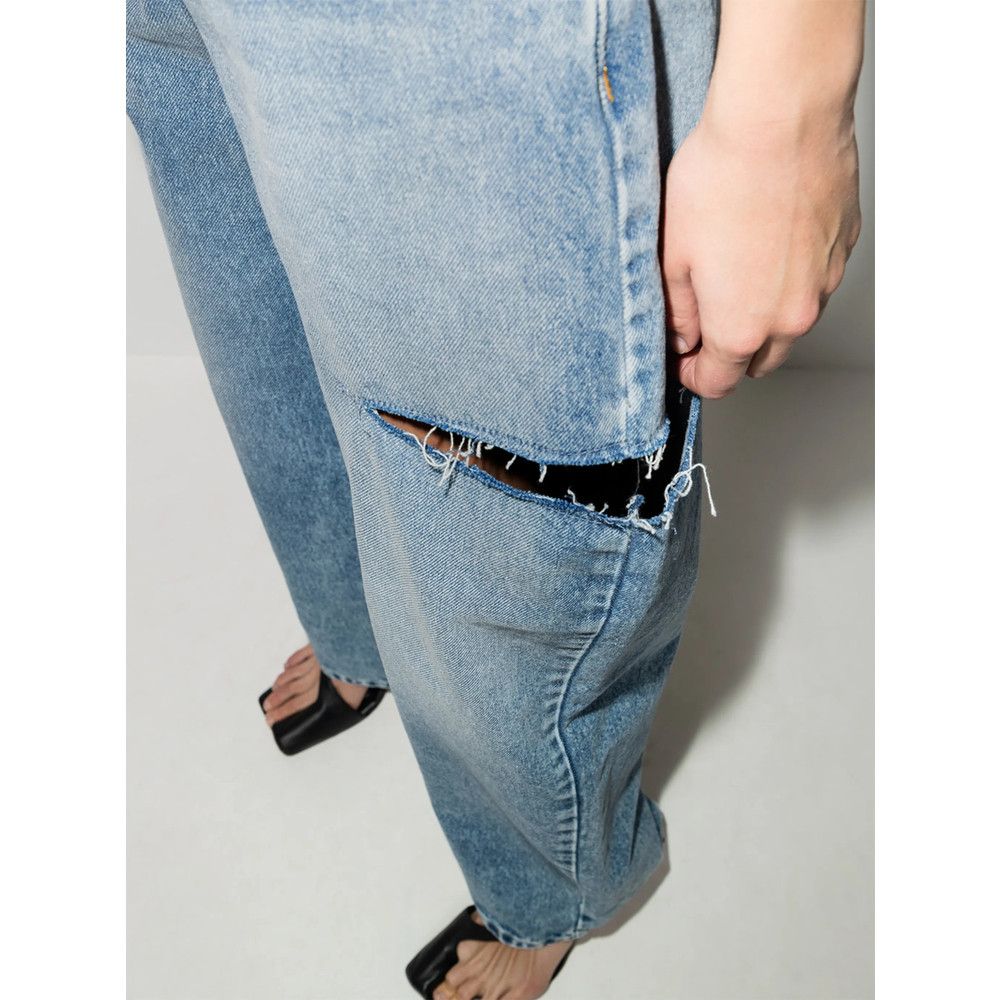 Maison Margiela Maison Margiela BLUE Denim - Straight-Leg Jeans Size 27" / US 4 / IT 40 - 4 Thumbnail