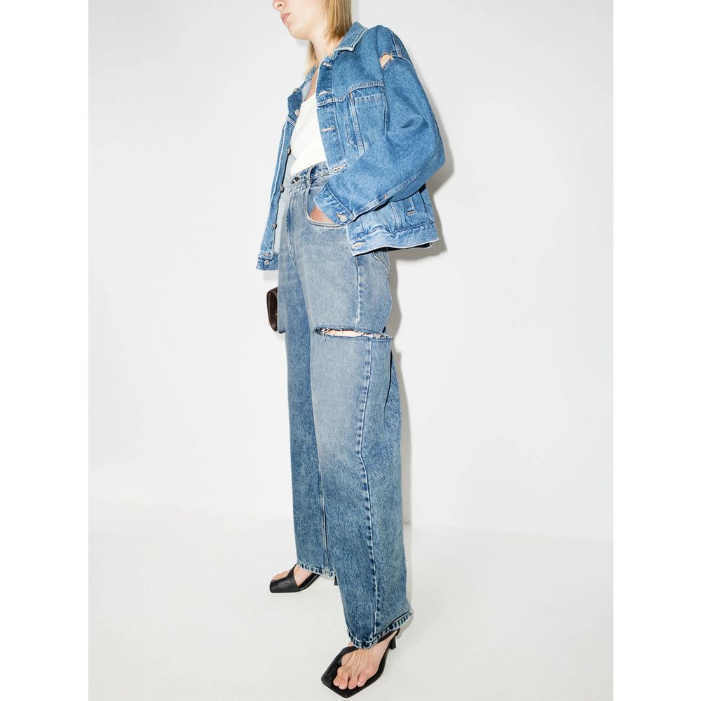 Maison Margiela Maison Margiela BLUE Denim - Straight-Leg Jeans Size 27" / US 4 / IT 40 - 5 Thumbnail